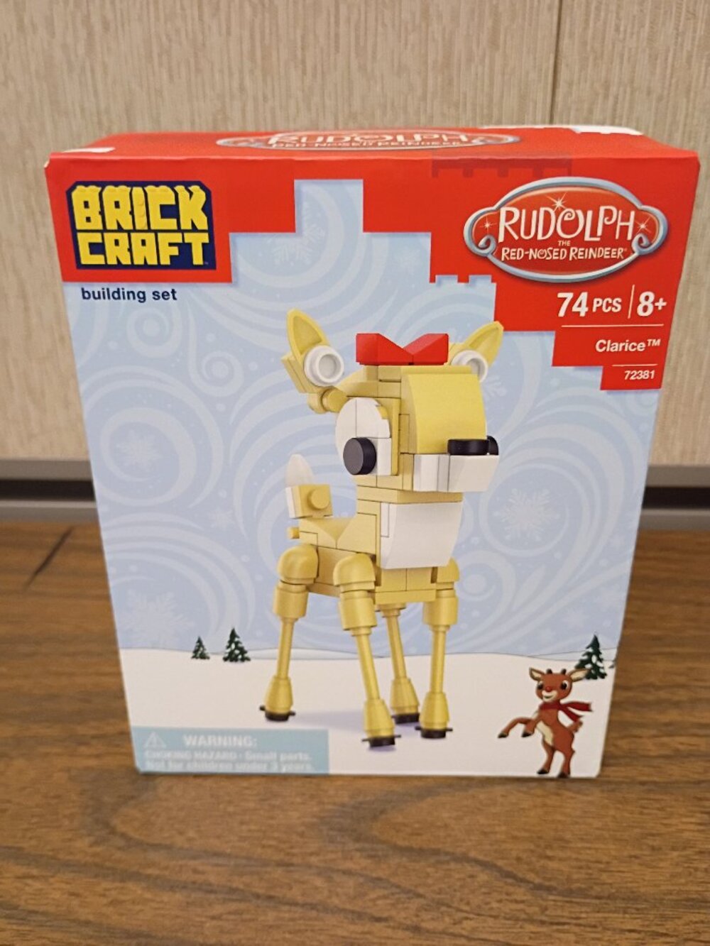 BRICK CRAFT Rudolph The Red-Nosed Reindeer Clarice Building Set